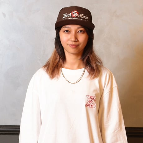 ROSE STRAIGHT OE LOGO FLAT CAP