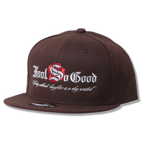 ROSE STRAIGHT OE LOGO FLAT CAP