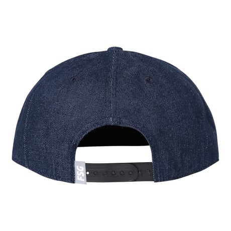 Triangle Surf Denim Flat Cap