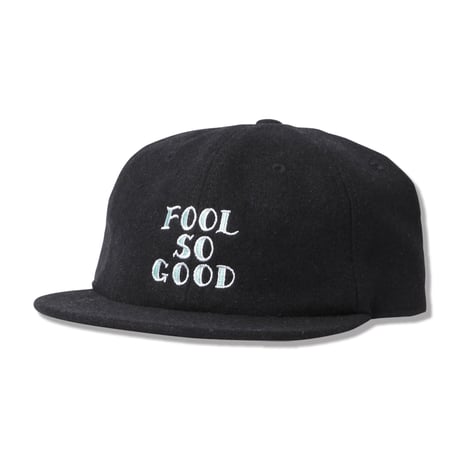 THREE ROWS  OS WOOL FLAT CAP