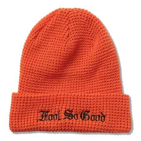 STRAIGHT OE LOGO WAFFLE KNIT CAP