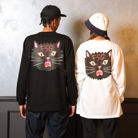 BLACK CAT LONG SLEEVE TEE