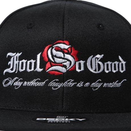 ROSE STRAIGHT OE LOGO FLAT CAP