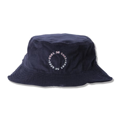 CIRCLE LOGO CORDUROY BUCKET HAT