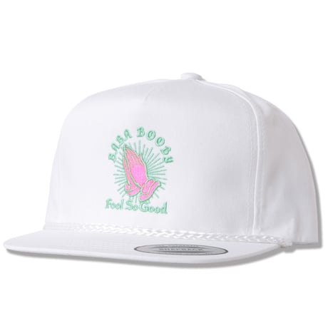 PRAY HAND FLAT ROPE CAP