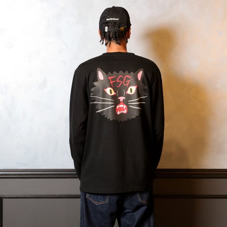 BLACK CAT LONG SLEEVE TEE