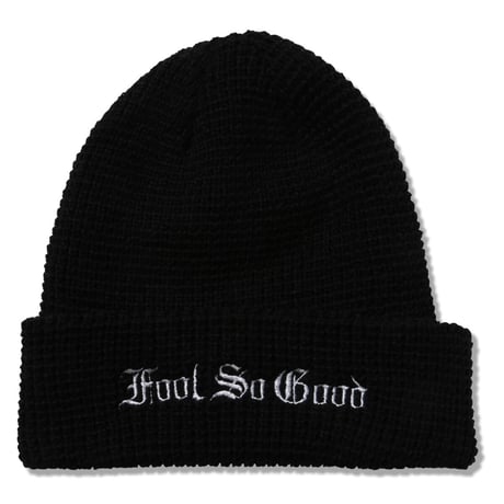 STRAIGHT OE LOGO WAFFLE KNIT CAP