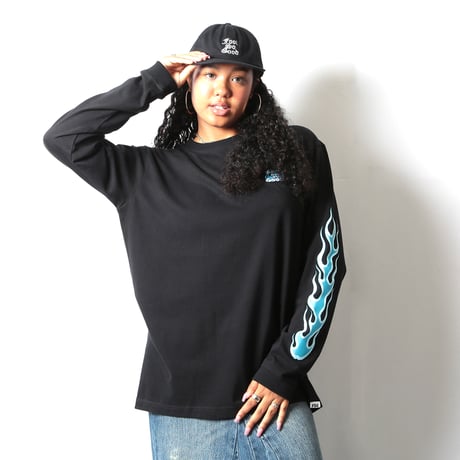 ON FIRE LONG SLEEVE TEE
