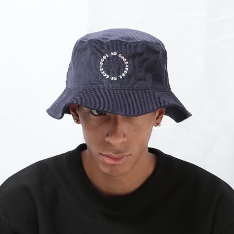 CIRCLE LOGO CORDUROY BUCKET HAT
