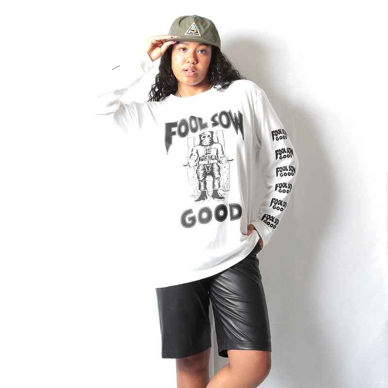 ★SCHNEE★SCHNEE DOUBLE BOW T-SHIRTS (BLACK)★正規品/送料込 FOOL SOW GOOD LONG SLEEVE TEE | FOOL SO GOOD