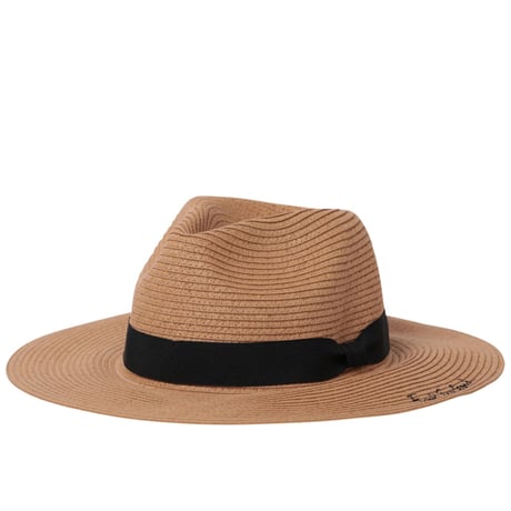 Script Logo Long Brim Flat Hat