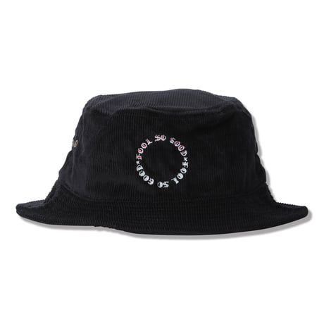 CIRCLE LOGO CORDUROY BUCKET HAT