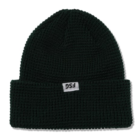 STRAIGHT OE LOGO WAFFLE KNIT CAP