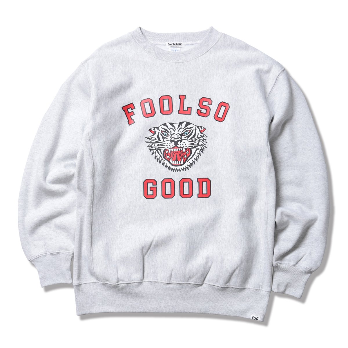 WHITE TIGER CREW SWEAT | FOOL SO GOOD