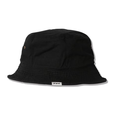 TWO TONE SCRIPT BUCKET HAT
