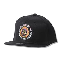 FLAMING HOOP TIGER FLAT CAP