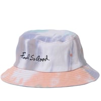 Script Logo Tie-Dye Bucket Hat