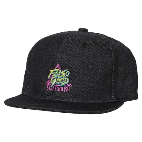 Triangle Surf Denim Flat Cap