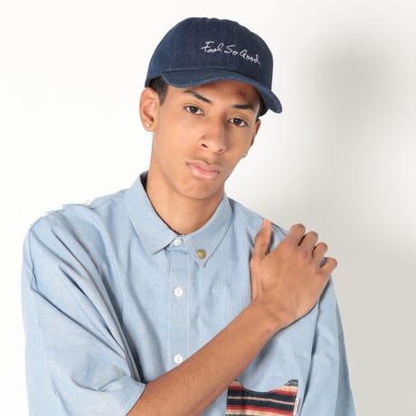 Script Logo Denim Low Cap