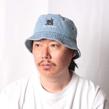 NO NECK DOG DENIM BUCKET HAT　【先行受注】6/21(日)23:59まで受付｜7月上旬発送予定