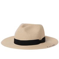 Script Logo Long Brim Flat Hat