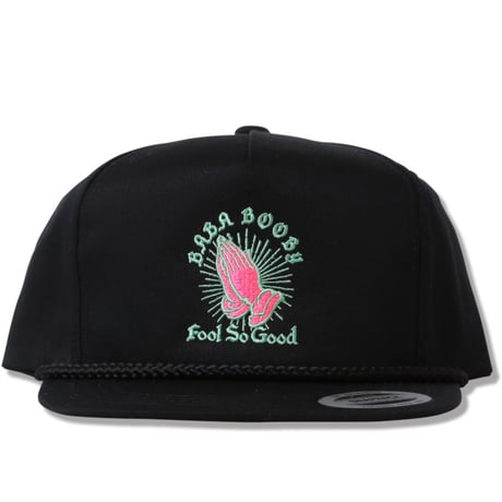 PRAY HAND FLAT ROPE CAP
