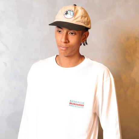WHITE CABAL TWO TONE FLAT CAP