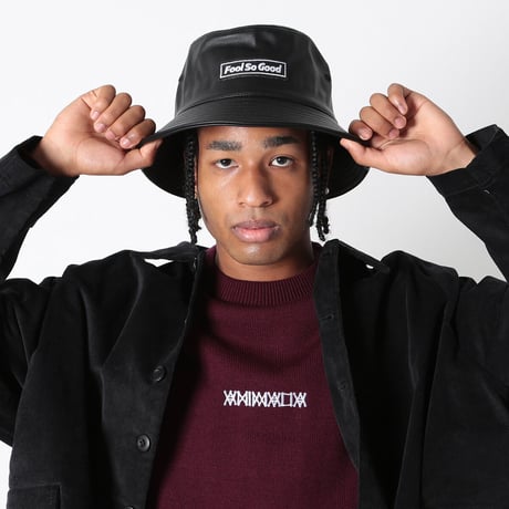 Box Logo Wappen Pu Bucket Hat