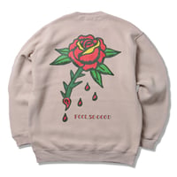 BLOOD ROSE CREW SWEAT