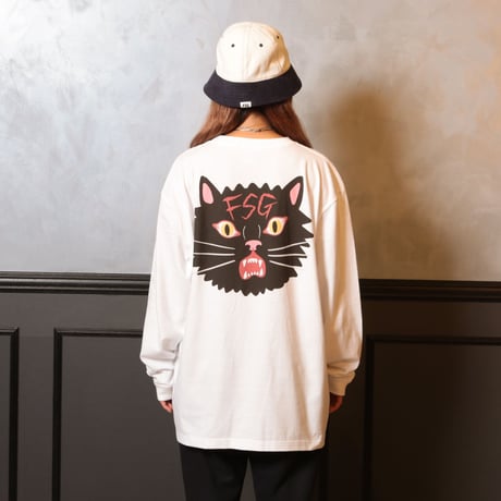 BLACK CAT LONG SLEEVE TEE