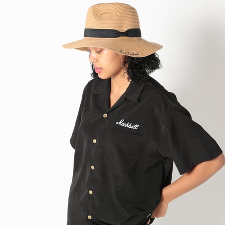 Script Logo Long Brim Flat Hat