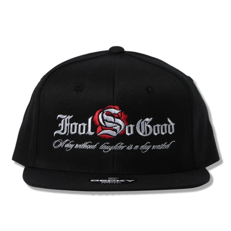 ROSE STRAIGHT OE LOGO FLAT CAP