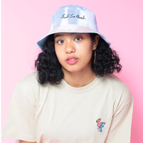 Script Logo Tie-Dye Bucket Hat