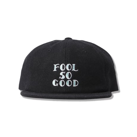 THREE ROWS  OS WOOL FLAT CAP