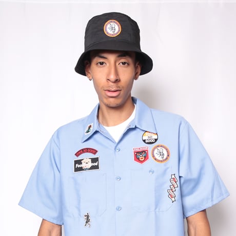 HURRY WAPPEN NYLON BUCKET HAT