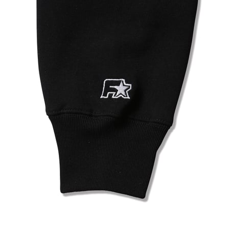 FLAMING HOOP BEAST CREW SWEAT-BLACKPANTHER