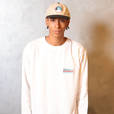 WHITE CABAL TWO TONE FLAT CAP