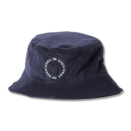 CIRCLE LOGO CORDUROY BUCKET HAT