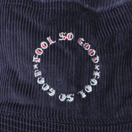 CIRCLE LOGO CORDUROY BUCKET HAT