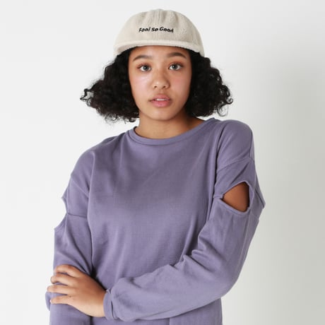 "Fool So Good"Boa Fleece Flat Visor Cap