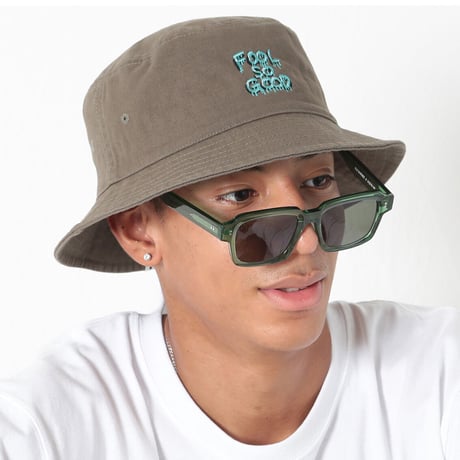 Three Rows Drip Logo Bucket Hat