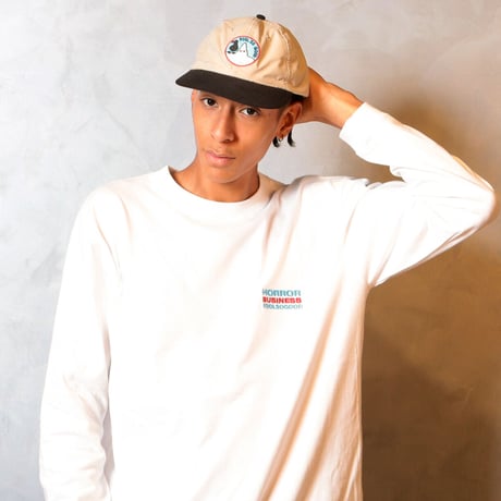 WHITE CABAL TWO TONE FLAT CAP