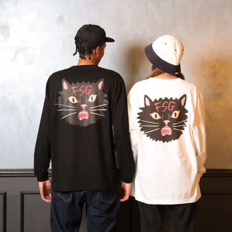 BLACK CAT LONG SLEEVE TEE