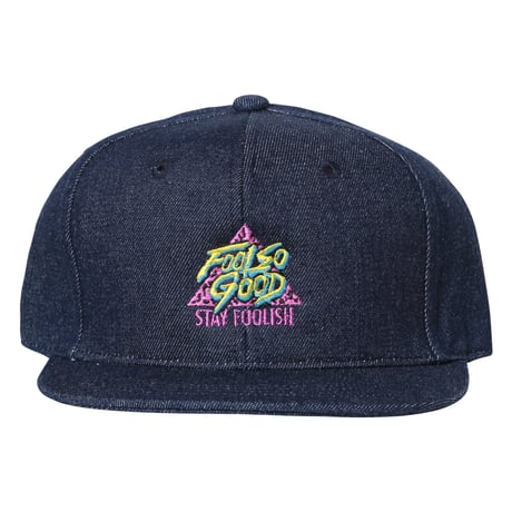 Triangle Surf Denim Flat Cap