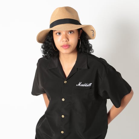 Script Logo Long Brim Flat Hat