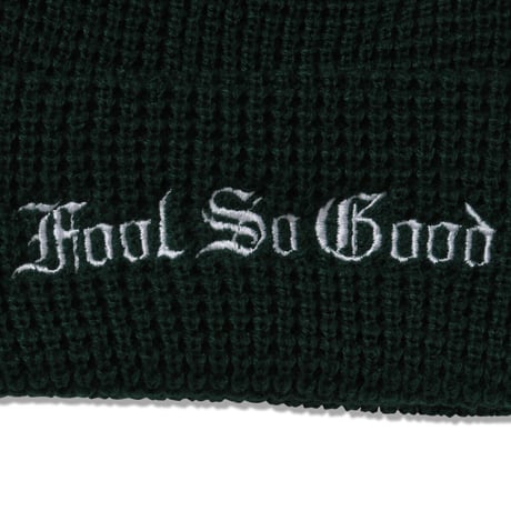 STRAIGHT OE LOGO WAFFLE KNIT CAP