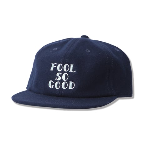 THREE ROWS  OS WOOL FLAT CAP