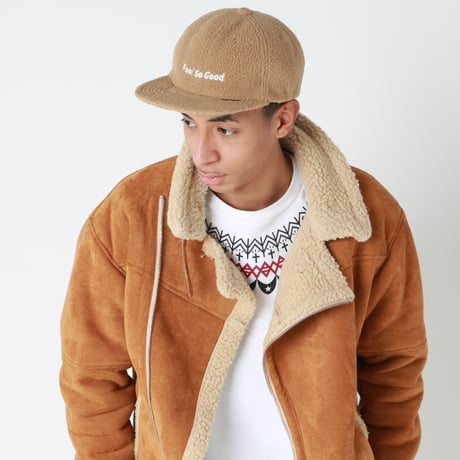 "Fool So Good"Boa Fleece Flat Visor Cap