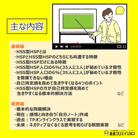 【動画セミナー(セット)】人付き合いが怖い方のための自己肯定感の上げ方講座　基礎編・実習編
