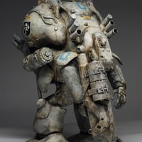 『造形戯画』 合成・阿修羅像 塗装済み完成品 墨入れ （薄墨） 造形戯画』 合成・阿修羅像 塗装済み完成品 墨入れ （薄墨